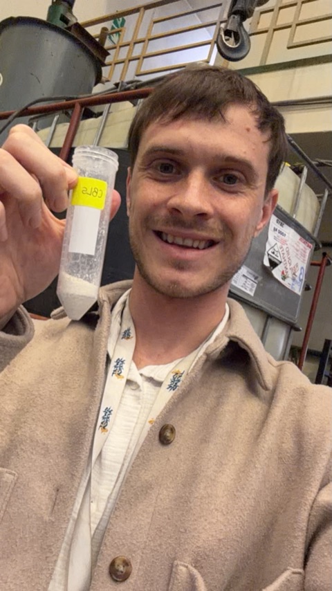 Andre with a CBL sample